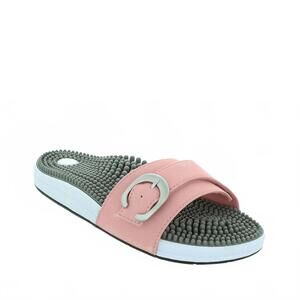 NEW KENKOH women's vibe-v sandals in pink/coral